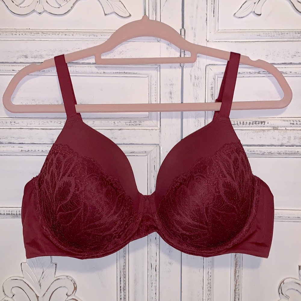 Auden Burgundy Lace Bra